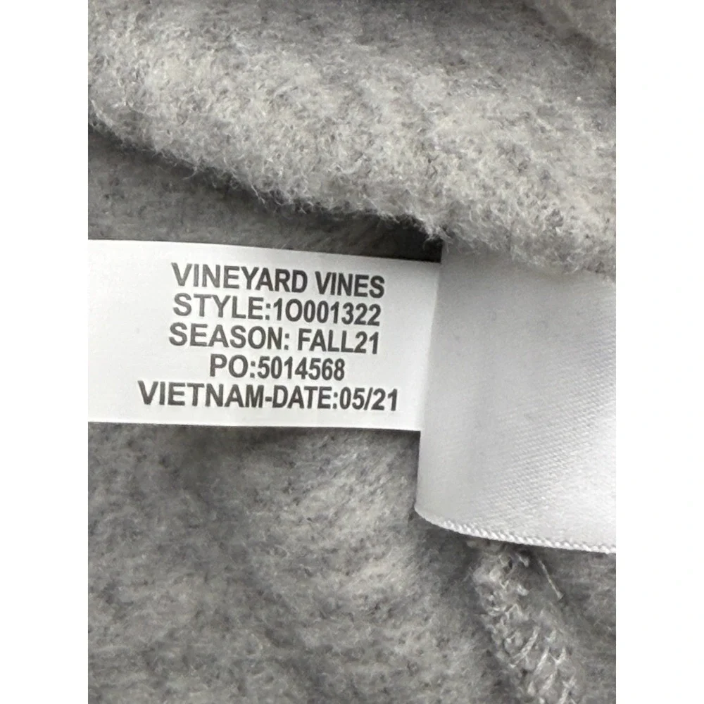 Vineyard Vines 1/4 Zip Pullover Sweater Mens Size Medium Gray
